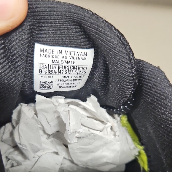 Reebok Crossfit Nano 6.0 Black and Gum CrossFit Training Sneakers - Picture 9 of 11